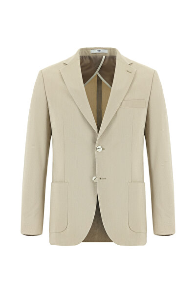 Kiğılı 6 Drop Regular Fit Standard Cut Polvis Striped Seersucker Jacket