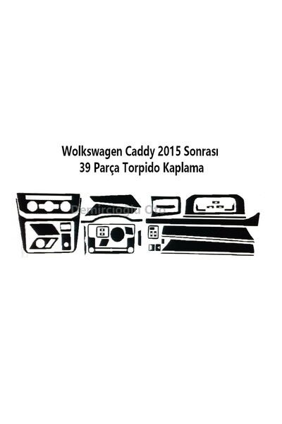 Demircioğlu Oto Aksesuar Marketi Wv Caddy 2015> 39 Piece Torpedo Upholstery (...