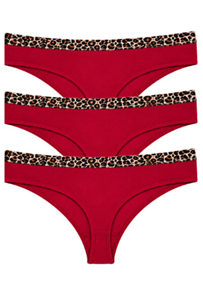 Vanilya Secret Leopard Rubber Thong 3 Συσκευασία