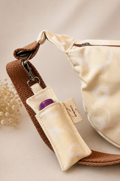 sewingya El Yapımı Lip Balm Kılıfı Anahtarlık ve Çanta Charmı