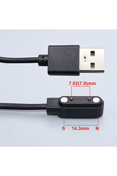 Choice12 1Piece USB 2Pin 7.62-14.3 YanXi 2Pin 4Pin Smartwatch Dock Charger Ad...