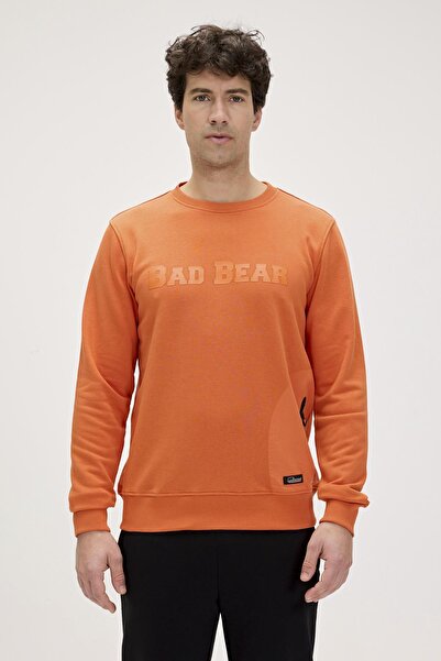 Bad Bear Marlow Crewneck Orange Men's Sweatshirt