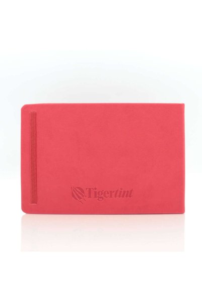 Tigertint Caiet de schițe orizontal cu copertă rigidă 140 g A5 80 coli Roșu 100142502