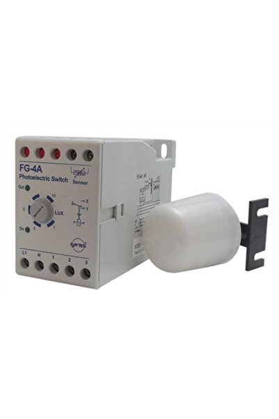 ENTES M0094 FG-4A Fotosel Röle 1–10 Lux Ayarlı Röle Çıkışlı 190–255VAC