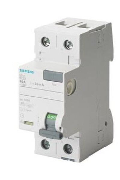 Siemens Monofaze 40 A 30 Ma Kaçak Akım Koruma Rölesi