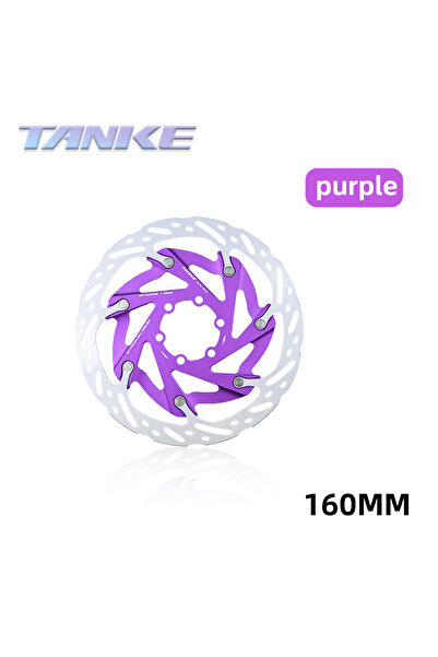 Choice قرص فرامل دراجة TANKE بنفسجي 160-أرجواني، أقراص عائمة للدراجات 140/160...