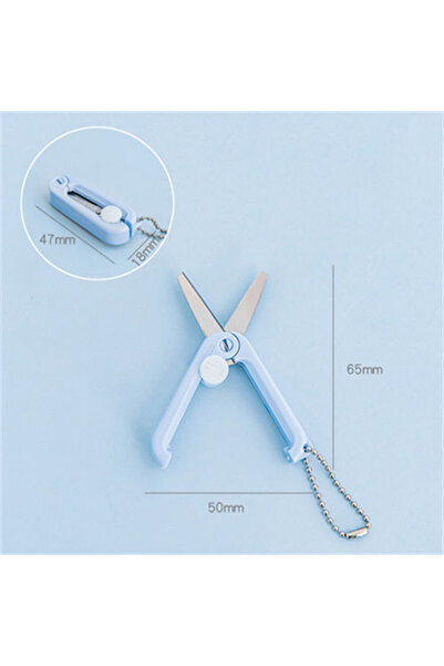 Choice3 Blue Mini Portable Small Scissors Creative Paper-cutting Notebook Too...