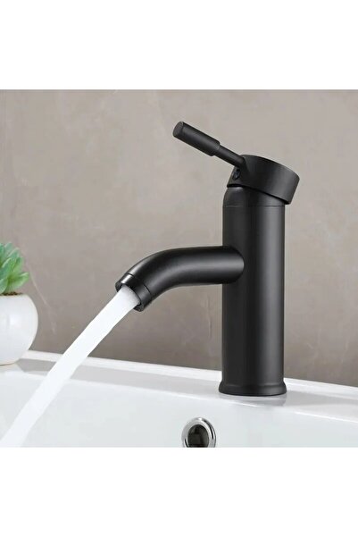 Choice G3/8 Type 1 Black Minimalist Style Bathroom Faucet Hot Cold Water Sink...