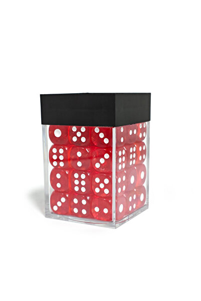 Choice4 HSD107 36Pcs/set Acrylic 12MM D6 Dot Dice Multi-Color Transparent Rou...