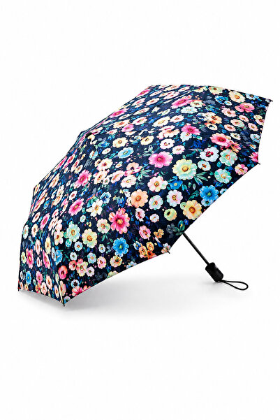 Zenorius Umbrelă pliabilă florală 52 x 95 cm, deschidere automată prin buton,...
