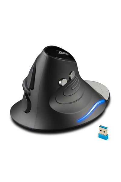 Choice black ZELOTES F-17 6 Keys Ergonomic Optical Mice Vertical Mouse 2.4GHz...