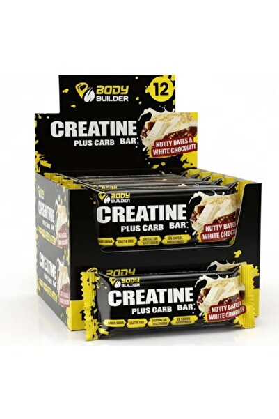 Body Builder Creatine Bar, Box of 12PCS, 3 g creatine monohydrate, No added s...