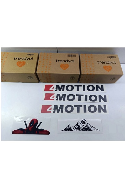 dijifab dijital fabrika Vw Amarok 4 Motion Sticker 40*4,8 cm 3 Adet
