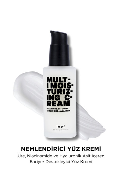 Leef Moisturizing Face Cream Urea Hyaluronic Acid Deep Moisture Skin Barrier ...