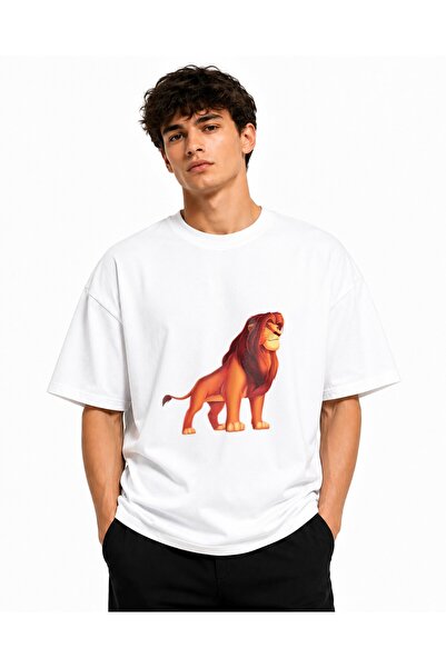 Inscriptie Tricou Unisex Bumbac Premium Casual " Lion king mufasa "