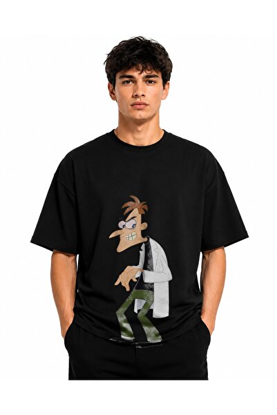 Inscriptie Tricou Unisex Bumbac Premium Casual " Dr. Doofenshmirtz "