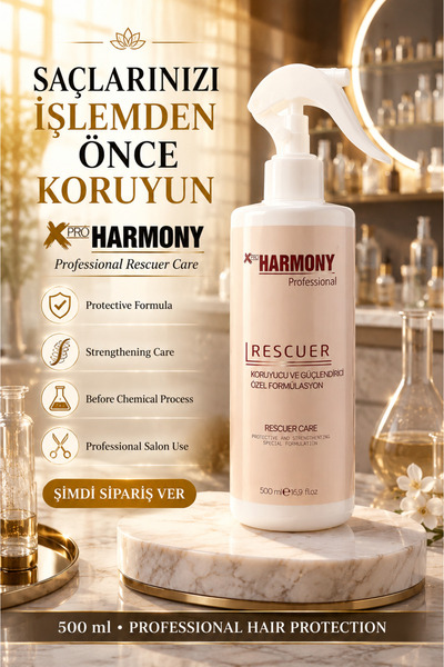 X Pro Harmony Rescuer 500ml |   Repairing Damaged Hair |   Color Opening & Pr...