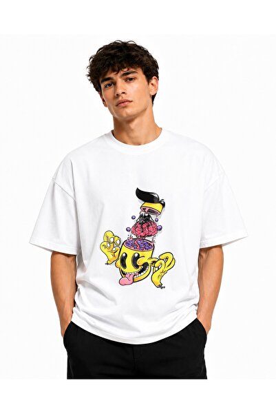 Inscriptie Ουνισέξ Βαμβακερό T-Shirt Υψηλής Ποιότητας  "Tangled Brain "