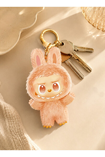 unbranded LABUBU Monster Plush Doll Keychain with Vinyl Face – Cute Plush Bag...