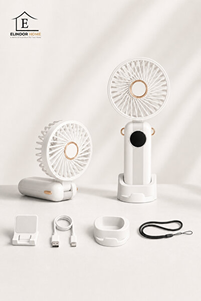 Elindor Ventilator portabil Elindor ®   Mini ventilator turbo de mână și de b...