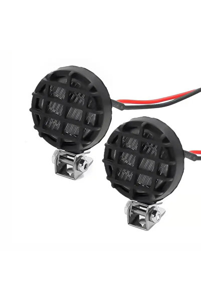 Choice E 23MM RC Car Round Roof LED Headlights Spotlight with Bracket for 1/1...