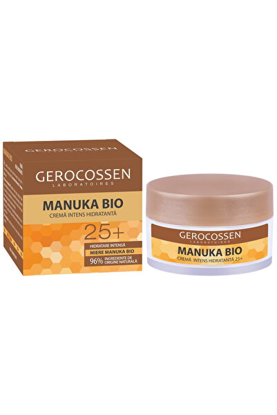 GEROCOSSEN Cremă hidratantă intensivă Manuka Bio 25+ cu miere de Manuka și Mo...