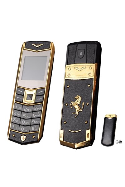 Choice Standard Black Gold Luxury Mini Slim Signature Cellphone Dual SIM Blue...