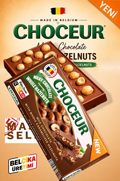 Choceur Bol Fındıklı Sütlü Çikolata (115g) Belçika Üretimi