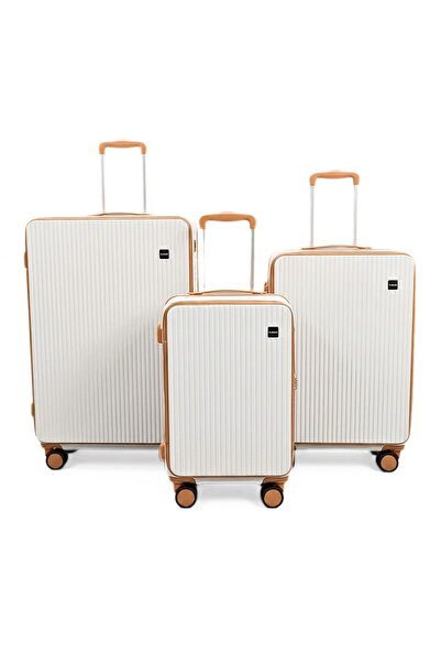 Tereplus FLIEGER 3-Piece Premium PC Luggage Set (20/24/28"), Front-Opening De...