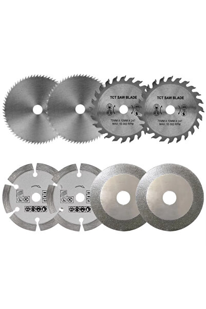 Choice 8pcs 75mm 4/8pcs 75mm 3" Carbide Circular Saw Blade Wood Cutting Dics ...