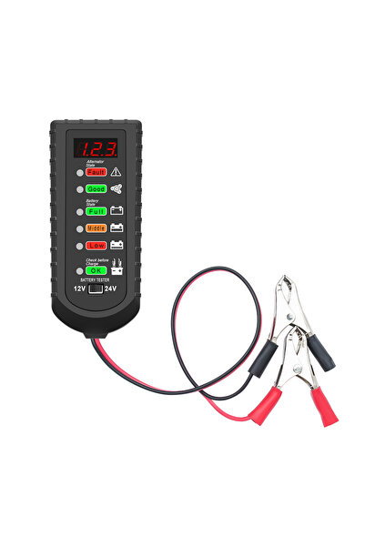 Choice Car Battery Tester 12V 24V Car Battery Tester Auto Voltage Circuit Tes...