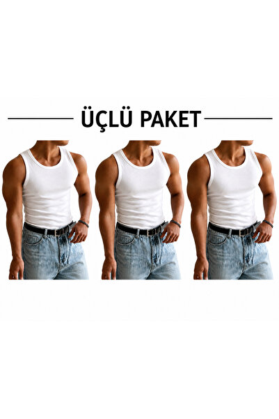 Livik Men's Halter Collar Ribbed Fabric Slimfit Lycra Undershirt for Sports a...