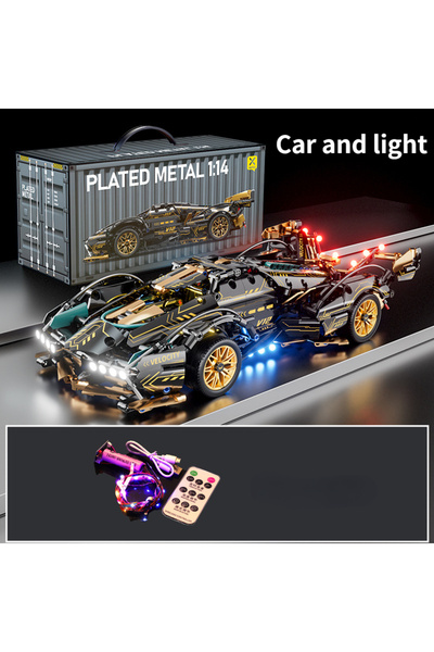 Choice1 مع صندوق سيارة وضوء أسود V12 Block Roadster RC Tech Racer 1:14DIY Roa...