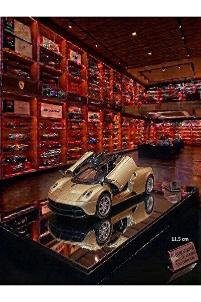 OYUNCAKSAHİLİ Pagani Huayra Orijinal 11.5cm Model Metal Araba Kapıları Yukarı...