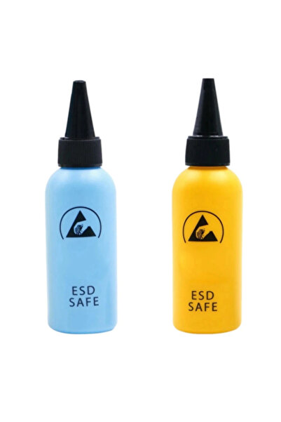 Choice1 2 PCS 60mL ESD Alcohol Bottle Dispenser with Stainless Steel Needle A...