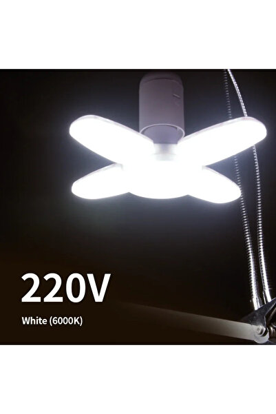 GGBEE Choice Cold White 220V LED 4 Leaf Bulb E27 Collapsible Pendant Light 22...