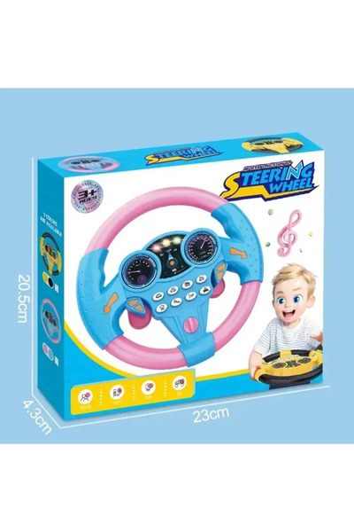 Choice1 ألعاب عجلة القيادة المحاكاة اللامعة من Blue Infant للأطفال، ألعاب الأ...