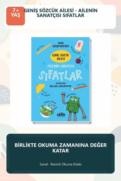 Abm Yayınevi عائلة الكلمات الواسعة - صفات الفنان العائلة - كتاب تعليمي وتعليم...
