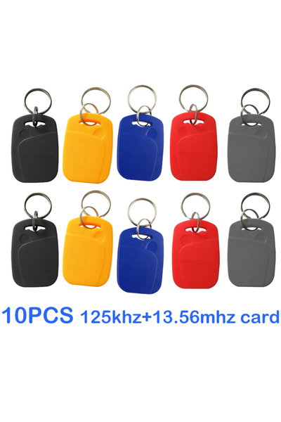 Choice 10pcs Mix 10pcs 2 In 1 Dual Chip Frequency RFID Keyfob 125KHZ T5577 +1...