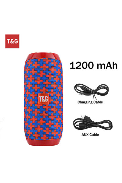 Choice مكبر صوت بلوتوث بلس T&G TG117 محمول بتقنية TWS، مقاوم للماء، ستيريو مح...