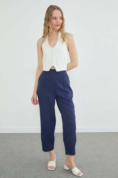 Fulla Moda Çimalı Zippered Trousers with Pliers