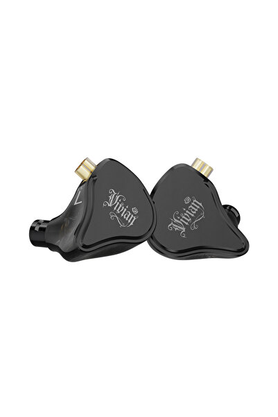 Choice Black-NO-MIC CVJ Vivian In-Ear Monitor Earphones 10mm Dynamic Driver W...