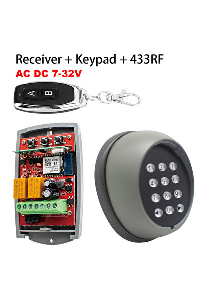 Choice AC DC 7-32V RF Universal Metal Wireless Remote Control Keypad & Tuya S...