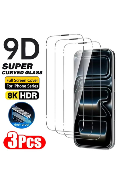 Choice17 High Definition 3 pieces iPhone17 Pro Max 1-3Pcs Tempered Glass for ...