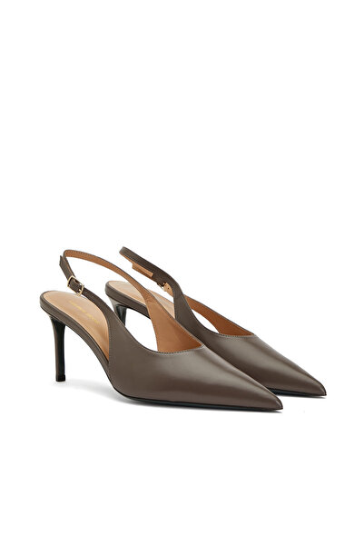 George Hogg Vizon Deri Topuklu Stiletto