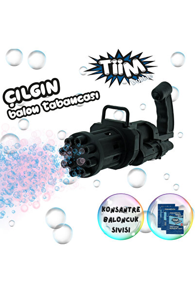 Birlik Oyuncak Küçük Minigun Baloncuk Atan Oyuncak Ly007
