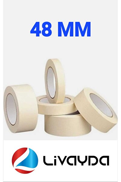 LİVAYDA Maskeleme Boya Bandı 48 Mm Kağıt Bant (1 ADET)