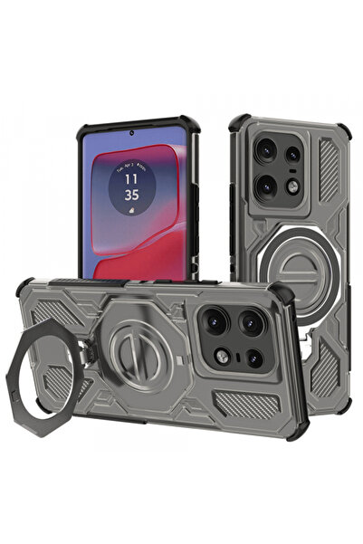 Motorola Husa pentru Edge 50 Pro, Techsuit, Carbon Shield Pro, Neagra Deschisa