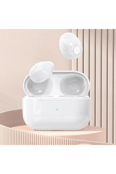 Choice WHITE Invisible Earphones Mini Headphones Bluetooth TWS Wireless Sleep...