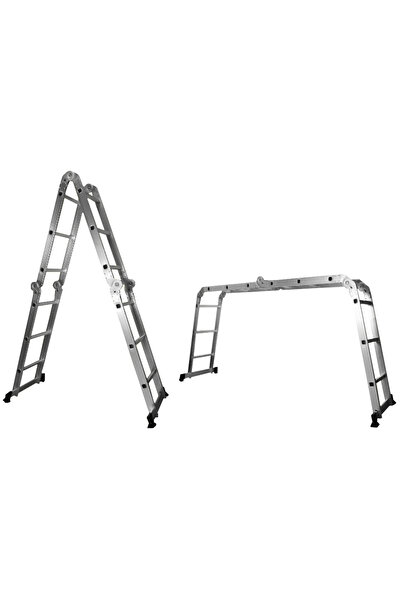 Evotools Scară multifuncțională din aluminiu 12+2 1-3,5 m